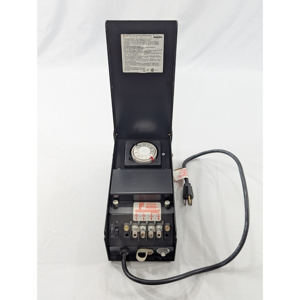 MALIBU Intermatic ML300TW Low Volt Transformer‎ Landscape Lighting Timer- Tested